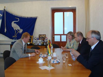 Жан Пьер Фроэль: Посольство Германии в Литве готово развивать сотрудничество с  Висагинасом - В Висагинасе