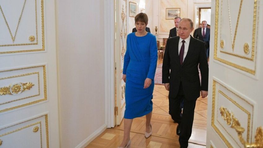 Provokacinę Rusijos dovaną Estijos prezidentė grąžino atgal