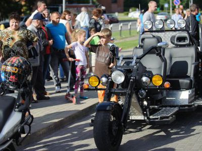 Байкеры Висагинаса благодарят за участие в благотворительной акции - В Висагинасе