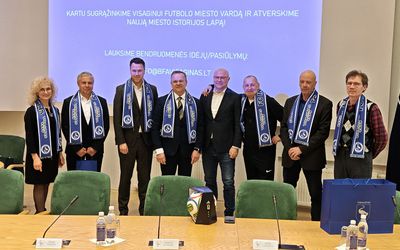 Принято решение восстановить "INTER" и вернуть город на футбольную карту Литвы (видео) - В Висагинасе