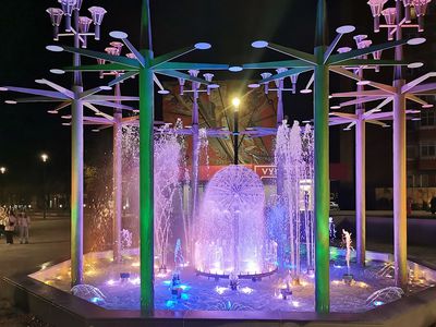 С 1 мая в Висагинасе начнет работать новый светомузыкальный фонтан «Саулуте» (видео) - Новости регионов