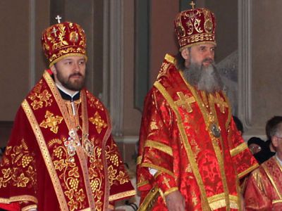 Поздравление архиепископа Виленского и Литовского Иннокентия - В Висагинасе