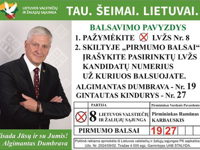 Algimantas Dumbrava - visada Jūsų ir su Jumis! - Rinkimai 2024