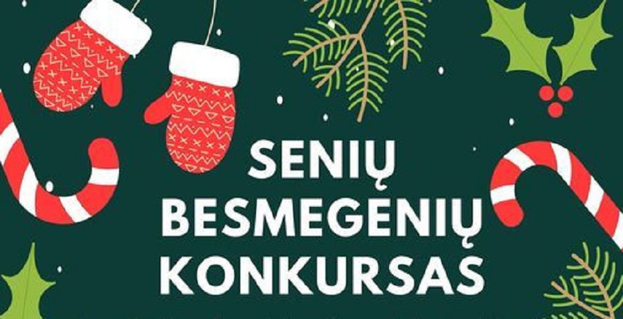 Artėjant šventiniam žiemos laikotarpiui, VšĮ Visagino edukacijų centras organizuoja „Senių besmegenių“ konkursą - Visagine