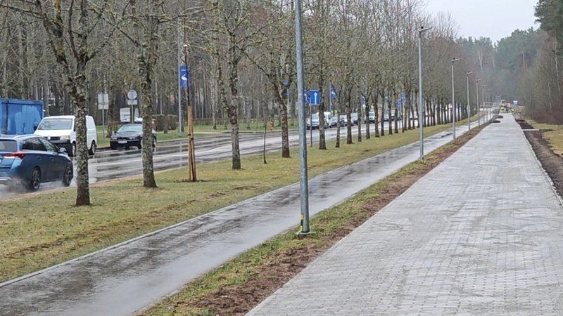 В Висагинасе расширят сеть велосипедных дорожек - В Висагинасе
