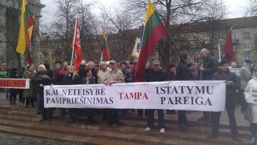 В Вильнюсе состоялся митинг «За наш язык, народ и государство»