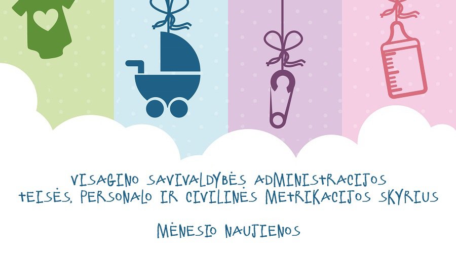 Статистика загса за август - В Висагинасе