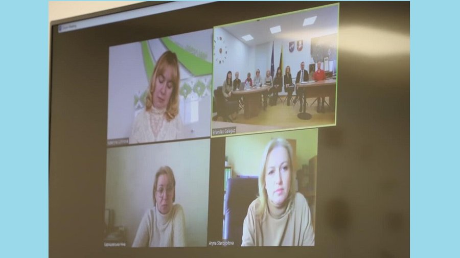 Развитие сотрудничества с украинским городом-партнером Славутичем - В Висагинасе