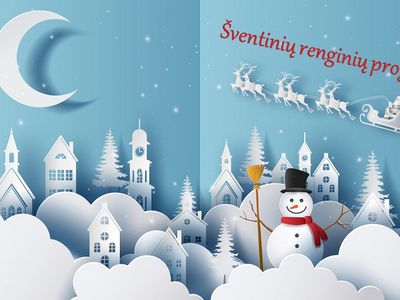 Большая программа рождественских и новогодних мероприятий - В Висагинасе