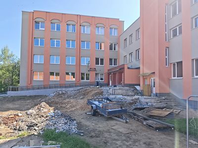 Прогимназия «Драугисте» встретит новый учебный год с незаконченным ремонтом - В Висагинасе