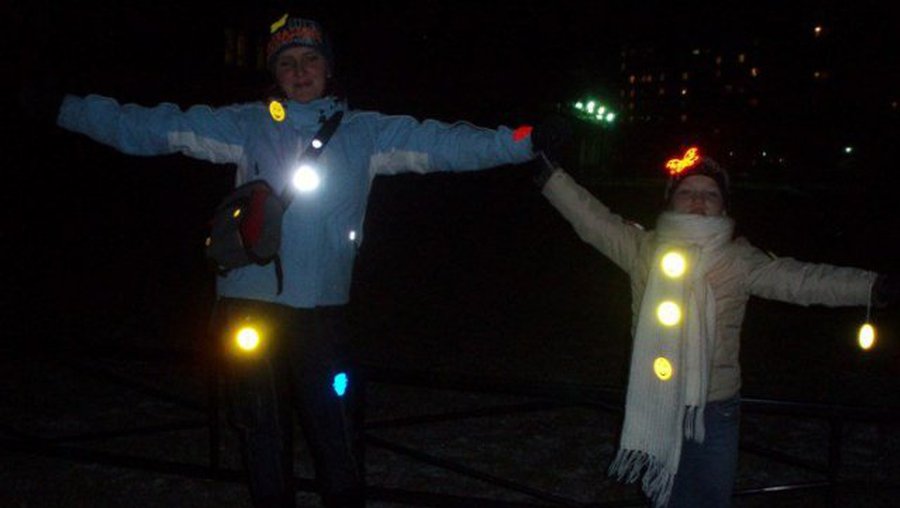 Зачем нужен светоотражатель?  - В Висагинасе