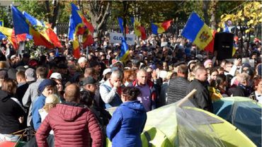 СМИ: В столице Молдовы проходит бессрочная акция протеста