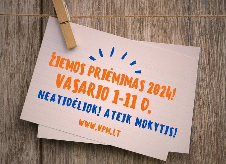 Žiemos priėmimas Visagino technologijos ir verslo profesinio mokymo centre - Visagine