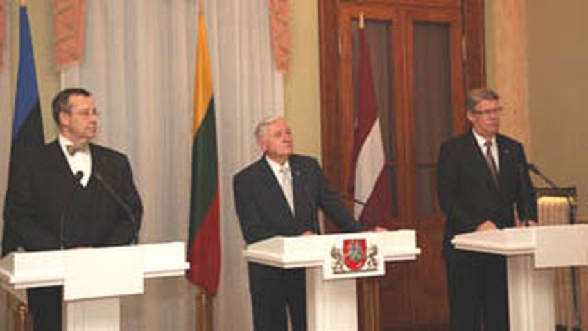 Президенты Латвии и Эстонии призывают Литву как можно скорее принять решения по энергопроектам