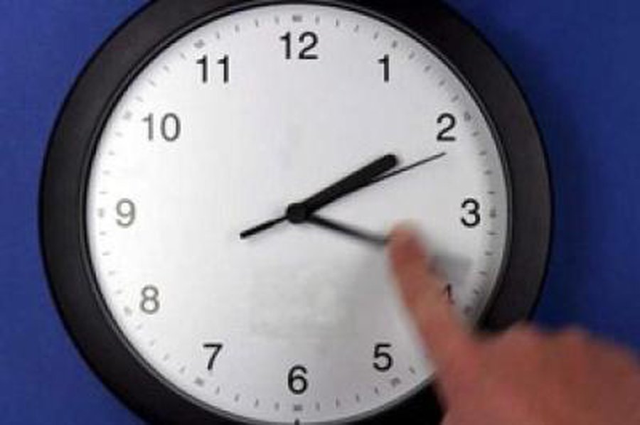 Переводим часы                                                  - В Висагинасе