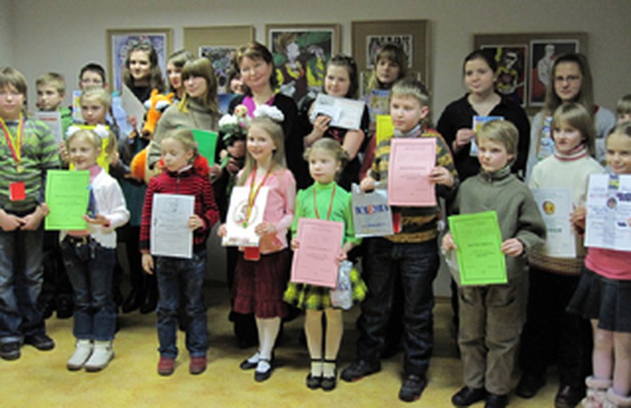 Вручены награды юным художникам  - В Висагинасе