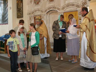 Семье о. Димитрия вручена медаль «За любовь и верность» - В Висагинасе