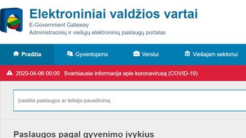 Gyvenamosios vietos deklaravimas Visagine