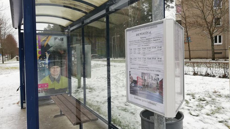 С 11 декабря изменились расписания движения поездов и автобуса №8 - В Висагинасе