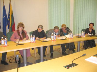 В комитете контроля - В Висагинасе