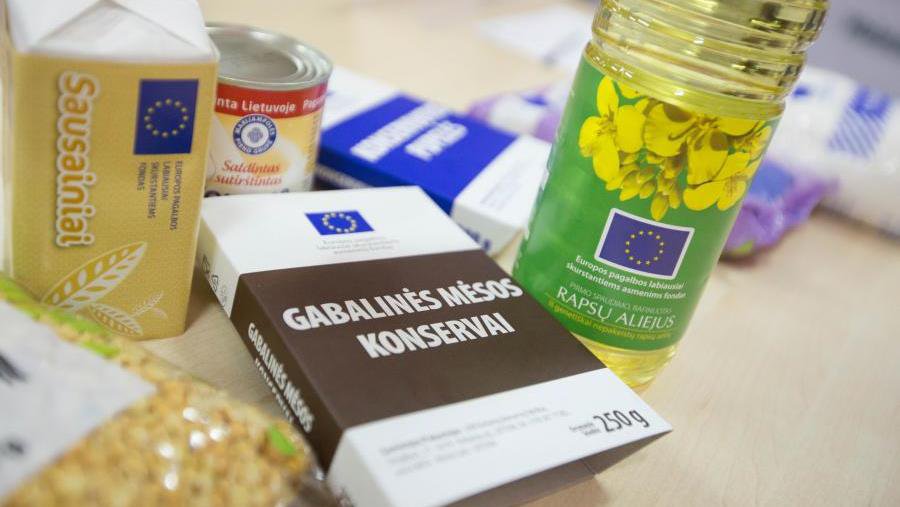 Информация о выдаче продуктов - В Висагинасе