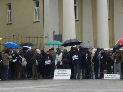 «Президент, нам противно жить в управляемой педофилами Литве»: фоторепортаж с акции протеста - Литва и страны Балтии