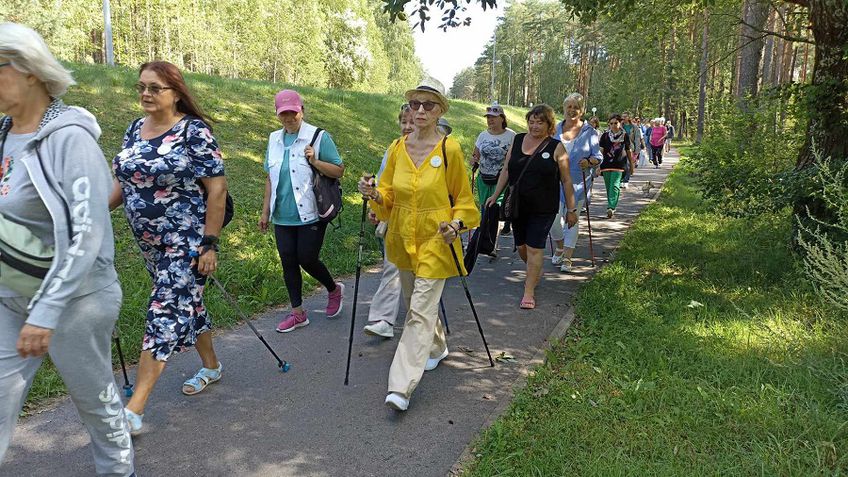 Tradicinis Visagino senjorų žygis „Apkabink savo miestą“