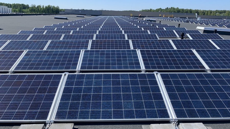 Visagine - du saulės elektrinių parkai - Energetika