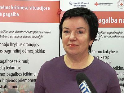 Красный Крест спешит на помощь! (видео) - В Висагинасе