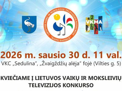 В Висагинасе пройдет II этап конкурса «Dainų dainelė 2026» - В Висагинасе