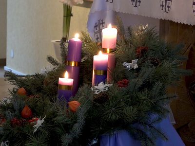 Адвент и благотворительная акция в костёле (видео) - В Висагинасе