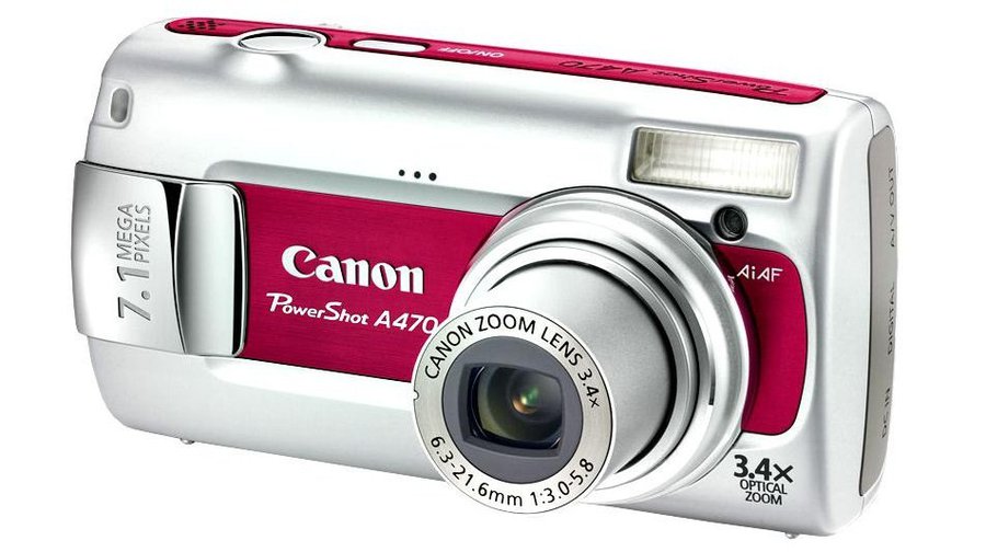 Canon PowerShot A470 Red - Реклама