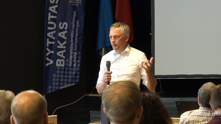 Витаутас Бакас: "Висагинас должен стать центром энергетической безопасности и компетенции Литвы" - Выборы 2024