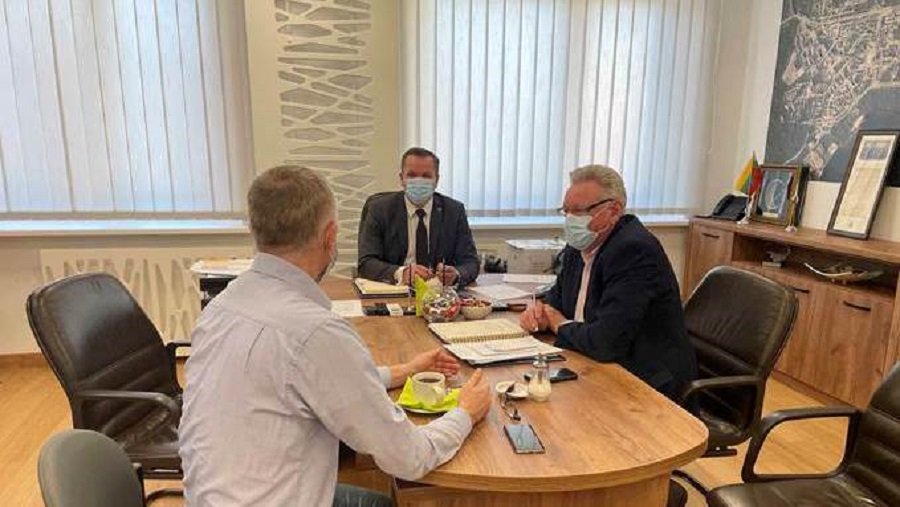 Pasitarimas su Visagino ligoninės direktoriumi dėl pirminės sveikatos pagalbos Ukrainos migrantams - Visagine