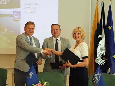 Мэры Висагинского, Игналинского и Зарасайского самоуправлений подписали значимое соглашение - В Висагинасе