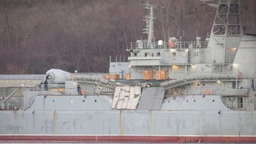 Сухогруз из Сьерра-Леоне 30 декабря столкнулся с десантным кораблем РФ в Эгейском море