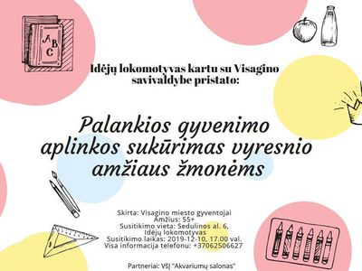 Новый проект для людей старшего поколения - В Висагинасе