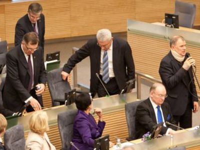 Новое правящее большинство ожидает первое изменение Конституции - Литва и страны Балтии