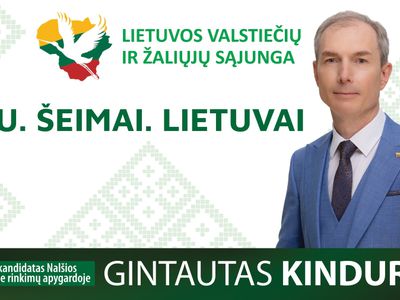 Balsuokite už Gintautą Kindurį! (video) - Rinkimai 2024