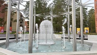 Фонтан «Saulutė» уходит на зимние каникулы