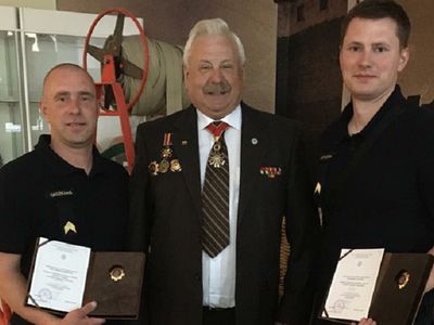 Висагинские пожарные-спасатели награждены медалями "Звезда пожарного-спасателя" - Висагинас и висагинцы