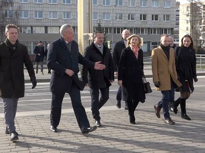 Висагинас посетила глава МВД Рита Тамашунене - В Висагинасе