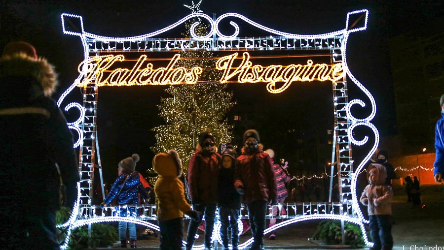 4 декабря - праздник зажжения огней на главной городской елке (обновлено) - В Висагинасе