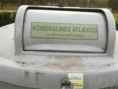 Будут ли мыть полуподземные контейнеры? Установят ли контейнеры для текстиля? - В Висагинасе
