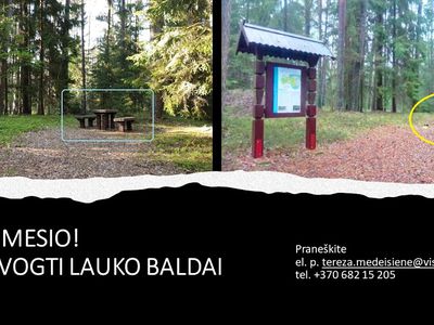 Самоуправление просит помочь раскрыть кражу - В Висагинасе