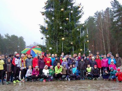 Новогодняя пробежка 1 января 2020 года - В Висагинасе