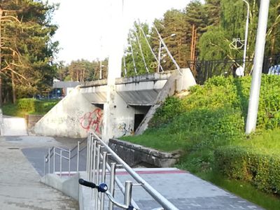 Проходя под мостом подземного перехода, будьте осторожнее! (Исправлено и дополнено) - В Висагинасе