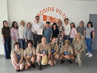 Команда прогимназии «Gerosios vilties» единственной из Литвы выступила на престижной роботиаде "FIRST LEGO League" в Гонконге - Висагинас и висагинцы