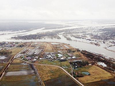 В Литве из-за паводка в низовьях Немана объявлена чрезвычайная ситуация - Литва и страны Балтии