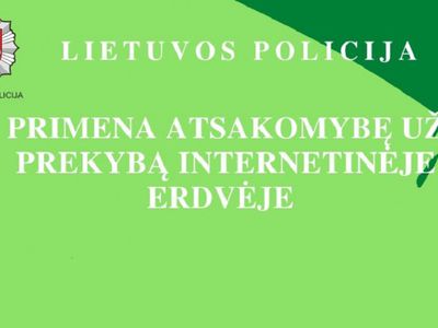 За нелегальную торговлю в интернет-пространстве – жесткие санкции - В Висагинасе